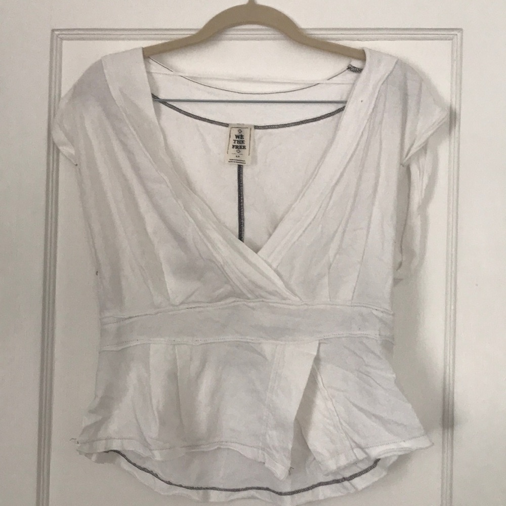 Free People White Top!